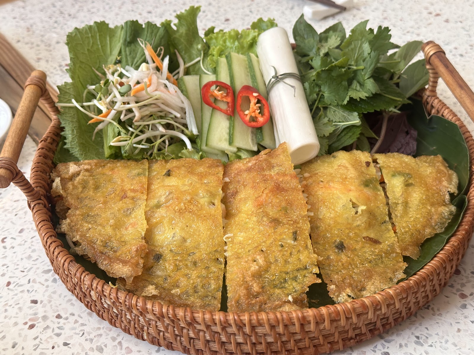 Bánh xèo giòn