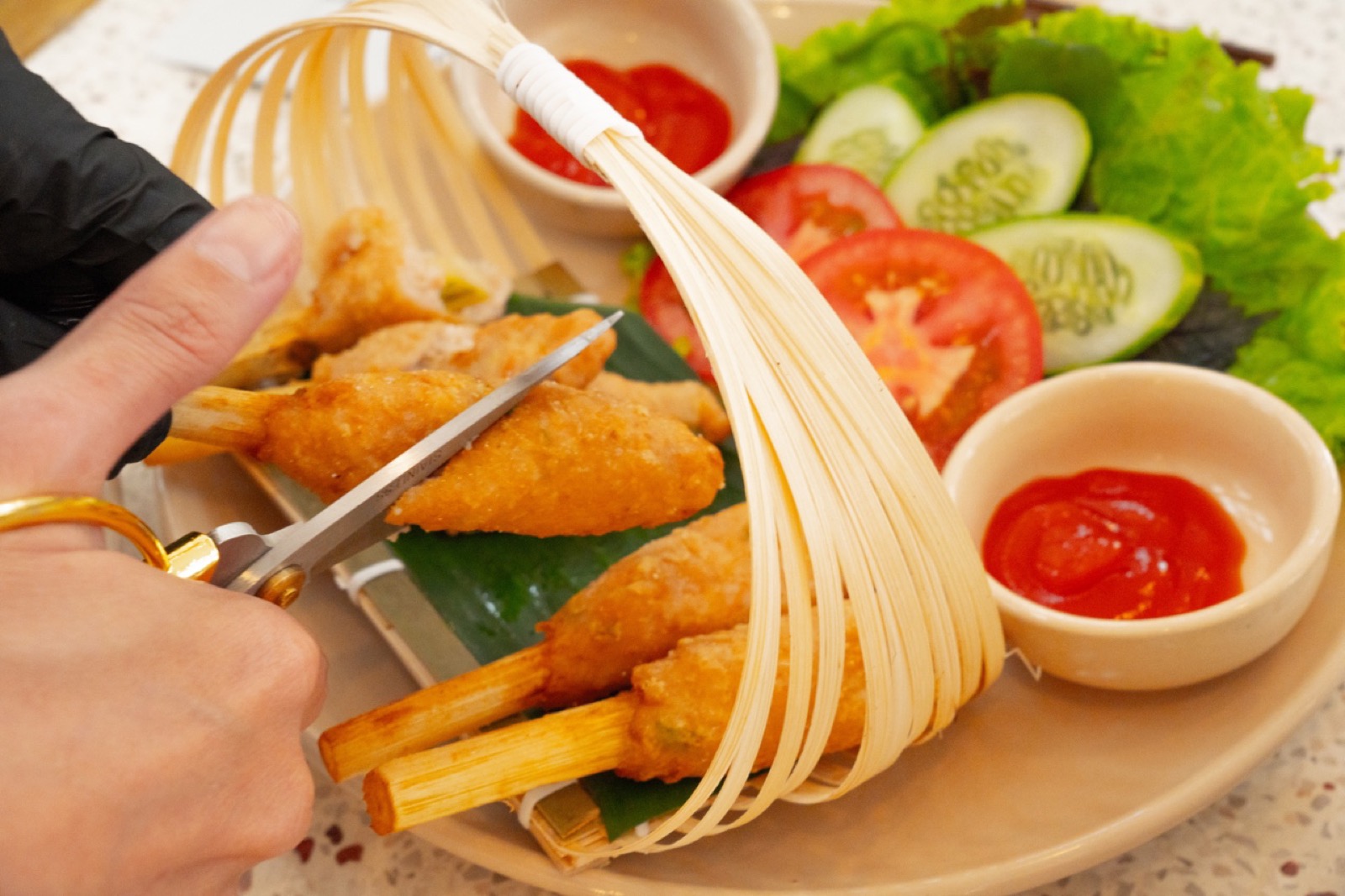 Chả mực chiên